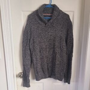 American Eagle Outfitters Men's Turtleneck Sweater - Gray